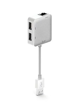 iLuv Ethernet Adapter mit USB Hub